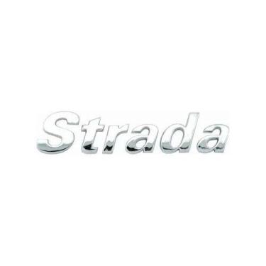 Imagem de Emblema Letreiro Strada 2001 Em Diante Cromado Original - FIAT