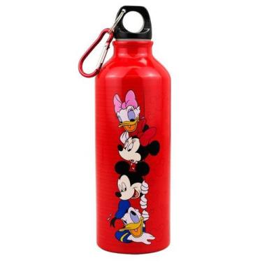 Imagem de Garrafa alumínio vermelho turma mickey minnie 500ml - disney