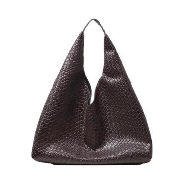 Imagem de Bolsa De Ombro Retro Grande Para Mulheres, Minimalista, Estilo Hobo, E