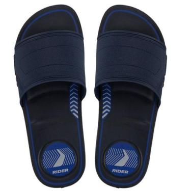 Imagem de Chinelo Masculino Facil Calce Praia Conforto Start Rider, Azul, Azul, 