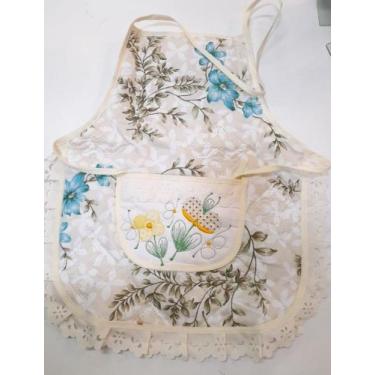 Imagem de Avental de Tecido Trabalhados Infantil 42cm x 35cm - Toque de Classe, 