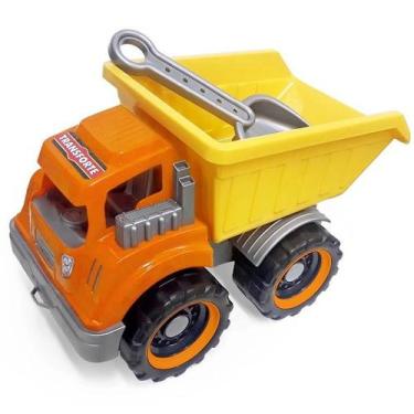 Imagem de Caminhao Caçamba Transforte LARANJA/AMARELO Tilin 475