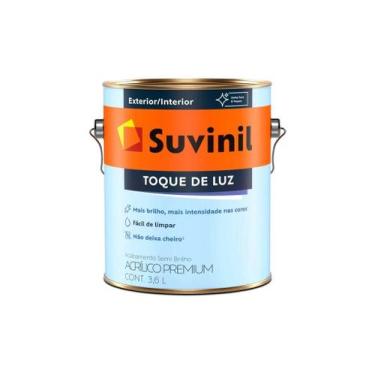 Imagem de Tinta Acrílica Premium Toque de Luz Semibrilho Branco 3,6 Litros - Suv