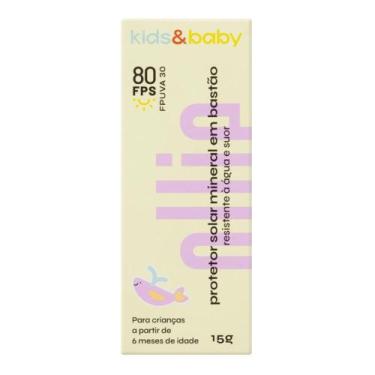 Imagem de Protetor Solar Infantil Rosto e Corpo Ollie FPS 80 Kids Baby 15g
