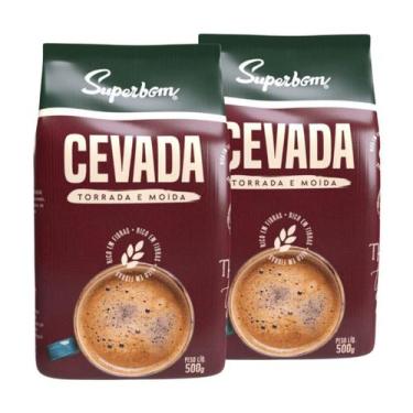 Imagem de Combo 2 Superbom Cevada Torrada Moída 500g - Sabor Café Natural Sem Ca