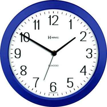 Imagem de Relógio de Parede Azul Escuro Herweg 660043