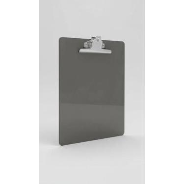 Imagem de Prancheta Acrílico Ofício Fumê Garra Metal Kit C/ 10 - Congratulations