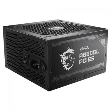 Imagem de Fonte MSI MAG A850GL PCIE5, 850W, 80 Plus Gold, Cybenetics Gold, PFC A