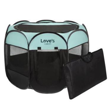 Imagem de Pet Playpen Love's cabin Puppy Dog Tent Cage interna/externa