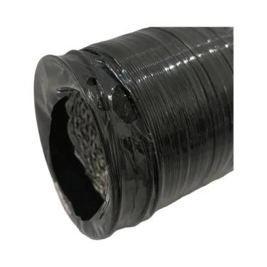 Imagem de Tubo De Ventilação Em Alumínio Expansível 50-90mm Para Exaustor De Coz