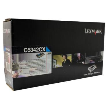Imagem de Lexmark Cartucho de toner ciano de rendimento extra, rendimento de 7000, para uso no modelo C534 (C5342CX)