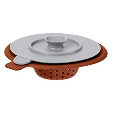 Imagem de Oggi Filtro e rolha de pia 7732V, 11,4 cm, vermelho tijolo