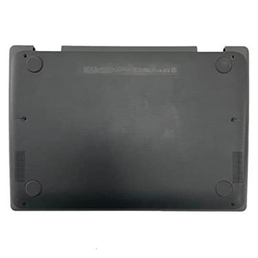 Imagem de LTPRPTS Peça de montagem da capa inferior da base inferior do laptop de substituição para HP Chromebook X360 11 G3 EE L92195-001 Preto