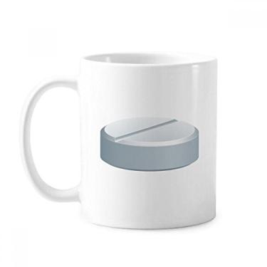 Imagem de White Pill Health Care Products Caneca padrão cerâmica café porcelana xícara louça
