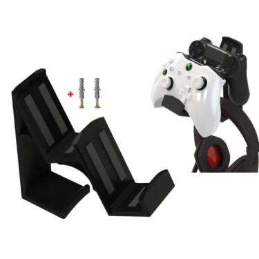 Imagem de Suporte Controle Ps4 Xbox Ps2 Ps5 Pc Ps3 Nintendo Headset de Parede