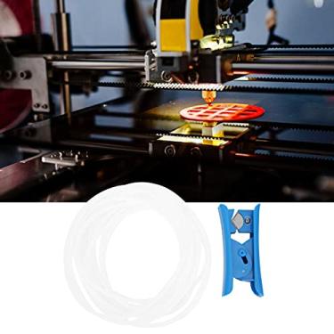 Imagem de Cortador de tubo durável 2,0 mm OD 4,0 mm à prova d'água Cortador de mangueira de aço inoxidável Cortador de tubos para mangueira de tubo (branco)