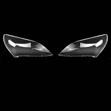 Imagem de TONUSA Substituição da lente do farol do carro Capa do abajur do carro, para Hyundai Elantra 2011 2012 2013 2014 2015 2016