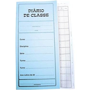 Imagem de Tamoio, Diario de Classe Mensal Pequeno com 12 Folhas, 50 Unidades