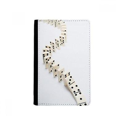 Imagem de Domino Pai Gow Photo Gambling Passport Holder Notecase Burse Carteira Porta-cartões