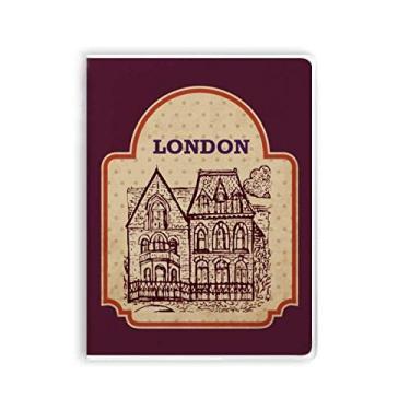 Imagem de Caderno de desenho de Londres do Reino Unido Capa de Goma Diário Capa Macia Diário