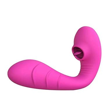 Imagem de Vibrador Ponto G Língua Lambendo Mamilo Estimulador Clitóris Brinquedos Sexuais Feminino Zatla Shop