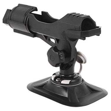 Imagem de Suporte de vara de pesca de caiaque, equipamento de pesca, suporte de vara de pesca de caiaque, design embutido durável de plástico para pesca, sair em casa de família