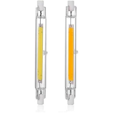 Imagem de Lâmpadas De Halogênio Lineares 3 Pçs Mini Tubo De Vidro Regulável R7S Luz Led 15W 78Mm 30W 40W 118Mm Lâmpada Espiga 220V J118 J78 Lâmpada Perfeita Substituir Halogênio-branco Quente_,branco Frio,1