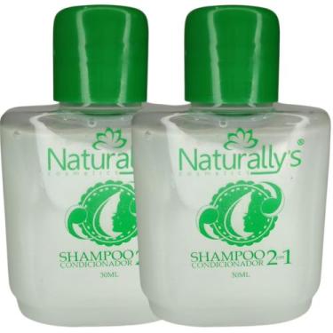 Imagem de Shampoo Frasco  2Em1 Naturallys  30 Ml - Cx 250 Und