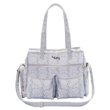 Imagem de Bolsa Maternidade com Trocador Jujuba Hug Cor Cinza