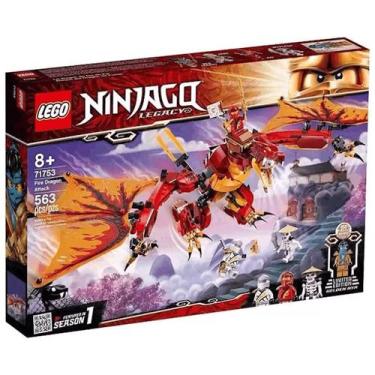 Imagem de Lego Ninjago Ataque Do Dragão Do Fogo 563 Peças 71753