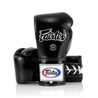 Imagem de Fairtex Pro luvas de competição de couro – polegar travado para Muay Thai e boxe