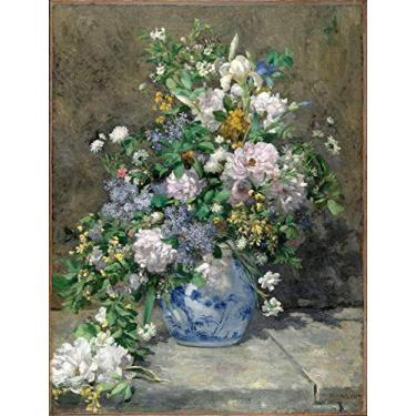 Imagem de Buquê de Primavera de Pierre-Auguste Renoir - 30x39 - Tela Canvas Para Quadro