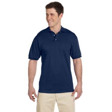Imagem de Jerzees Camisa esportiva masculina de algodão pesado HD de manga curta, J azul-marinho, 3X