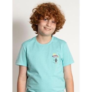 Imagem de Camiseta Aleatory Estampada Infantil Hollywood Beach Masculina-Masculino