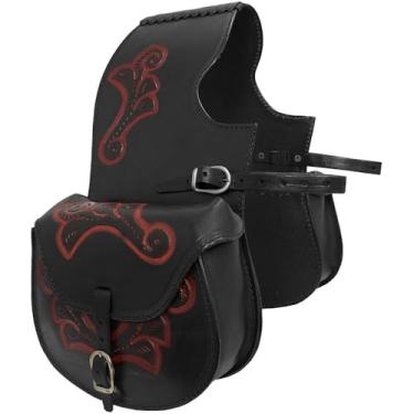 Imagem de Alforge de Couro Mangalarga SV3162 - Preto