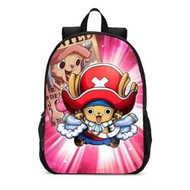 Imagem de MOCHILA ESCOLA INFANTIL JUVENIL ANIME CHOPEER AMIGO DE LUFFY-Unissex