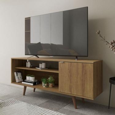 Imagem de Rack para TV Até 42 Polegadas 1 Portas R1486 Amêndoa - Tecno Mobili