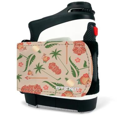 Imagem de STICKIT Correia magnética para telêmetro | ímã forte segura em carrinhos de golfe e tacos de golfe para fácil acesso | Fina, ajuste de forma, tamanho ajustável | Sandy Tiki
