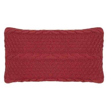 Imagem de Almofada Tricot Frankie 30x50 cm Terracota Buddemeyer