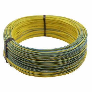 Imagem de  100m Cabo Flex. Automotivo 0.50mm Amarelo e Azul - Cód.9262 - ASLLAN 