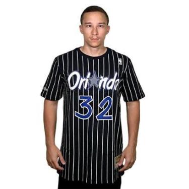 Imagem de Camiseta NBA Mitchell & Ness Alternate Swingman Jersey Orlando Magic O'Neal - Preta-Unissex