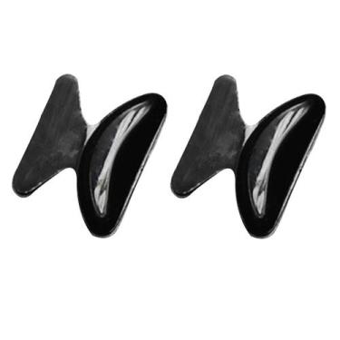 Imagem de 01 Pares Plaqueta Adesiva Silicone Nariz Óculos peça macia apoio nasal