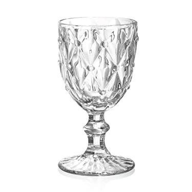 Imagem de CJ 6 TAÇAS VIDRO P/VINHO DIAMOND 245ml