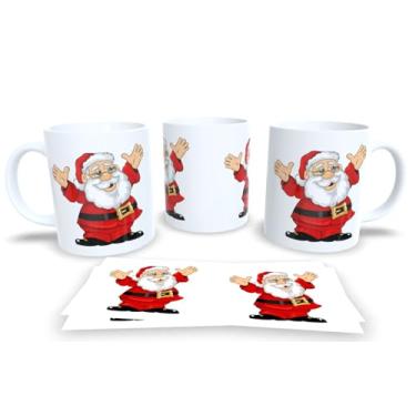 Imagem de Canecas de Porcelana Branca Personalizadas Papai Noel 3 (Mod.49)