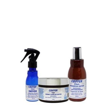 Imagem de kit cliente detox anti caspa coiffer 3 unidades