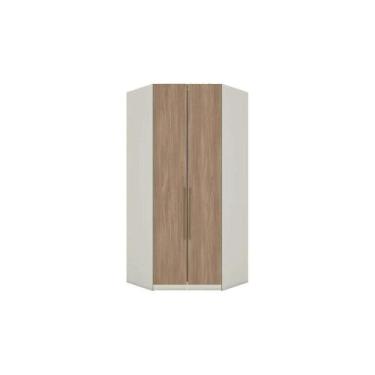 Imagem de Closet de Quarto Canto Oblíquo MC05 Seletto c/ 2 Portas e 3 Gavetas Ar