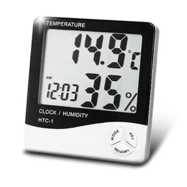 Imagem de Termo-higrômetro Digital - Temperatura e Umidade - 9,5x11cm - Lux Hair