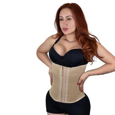 Imagem de Cinta Modeladora 3 Fechos Totalmente Reforçados 16 Barbatanas - Z33 - 