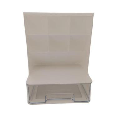 Imagem de Organizador de Mesa Multiuso com Gaveta e Divisórias - Kitgirl, Branco