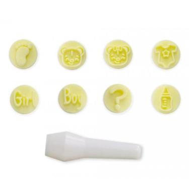 Imagem de Kit 8 Carimbos para Doces Baby Amarelo Bluestar - BLUE STAR